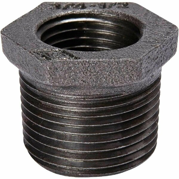 B&K 1/2 In. x 1/4 In. Hexagon Black Iron Bushing 521-931HC